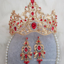 Wholesale Crowns And Tiaras Diamond 22k Gold Tiara For Women